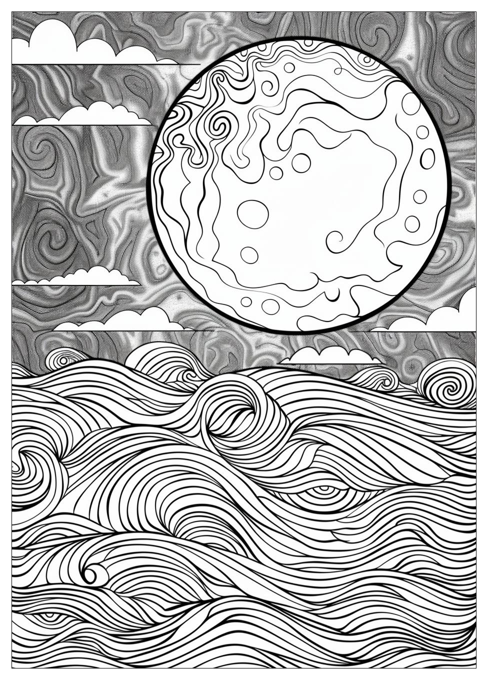 Moon Coloring Pages-15