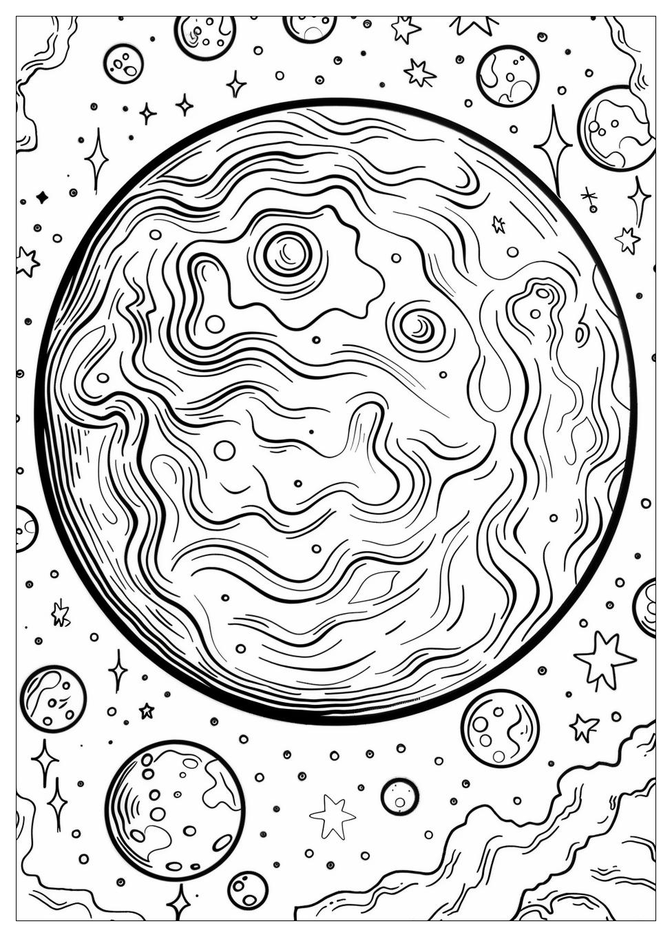 Moon Coloring Pages-16