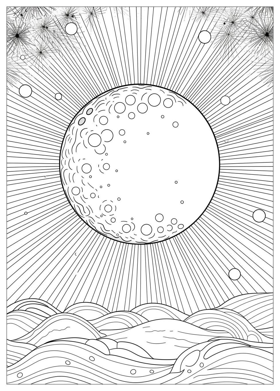 Moon Coloring Pages-18