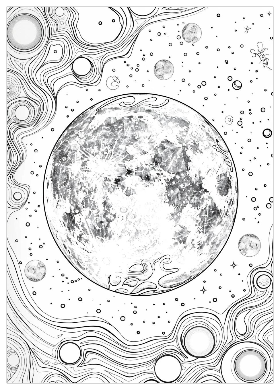 Moon Coloring Pages-20