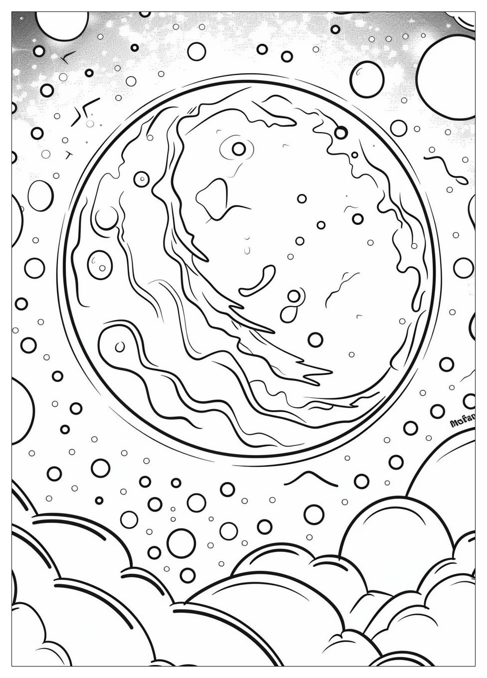 Moon Coloring Pages-5