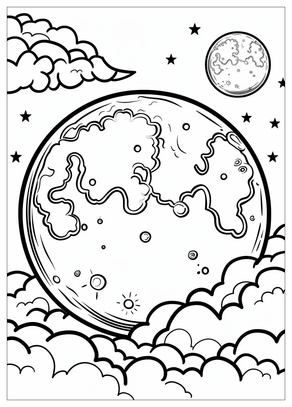 Moon Coloring Pages-6