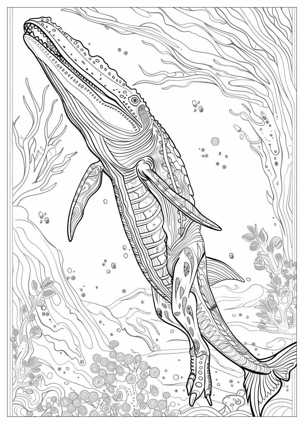 Mosasaurus Coloring Pages -10