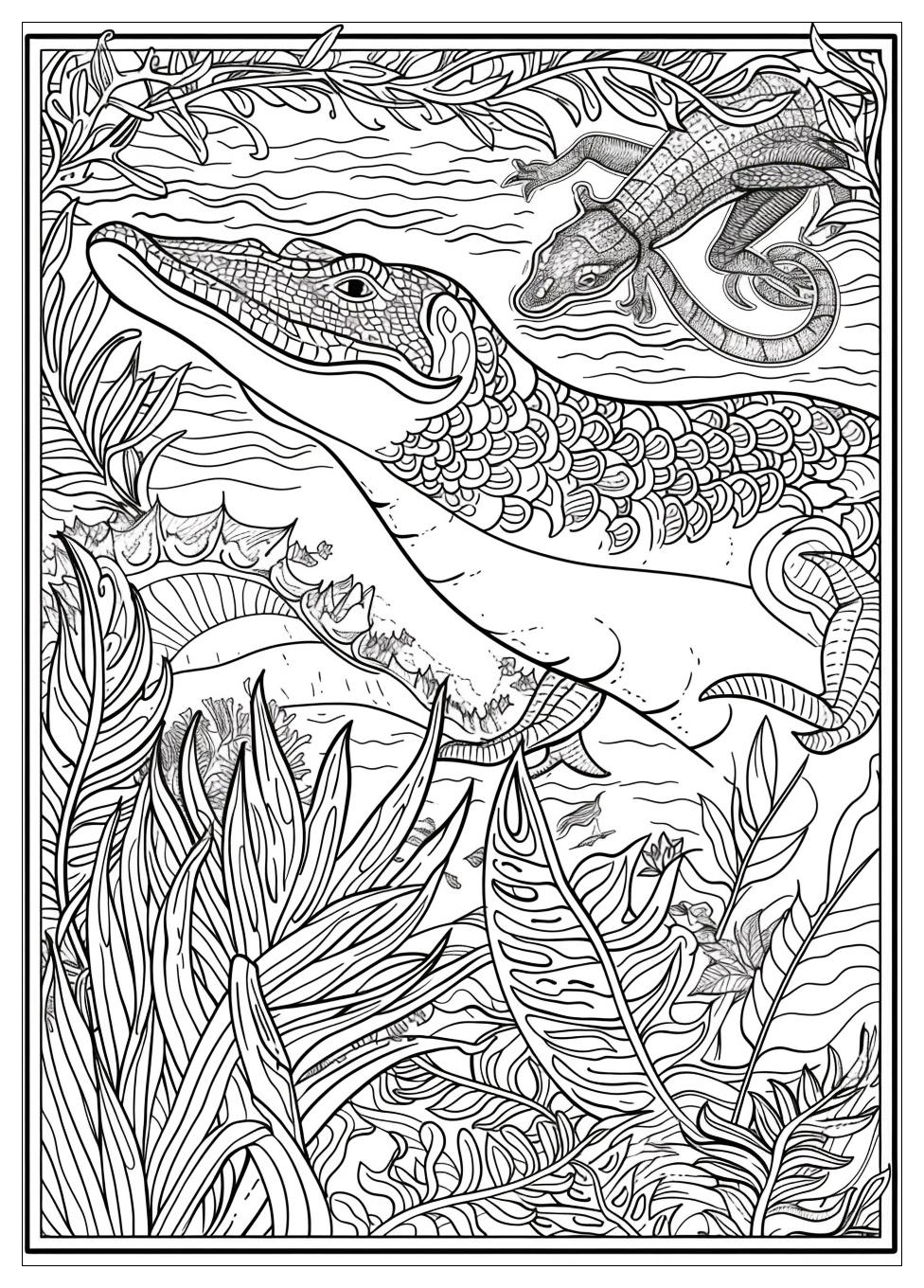 Mosasaurus Coloring Pages -13