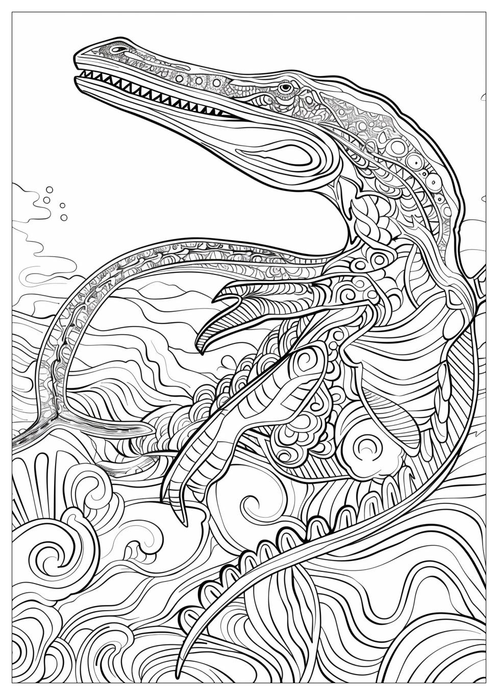 Mosasaurus Coloring Pages -15