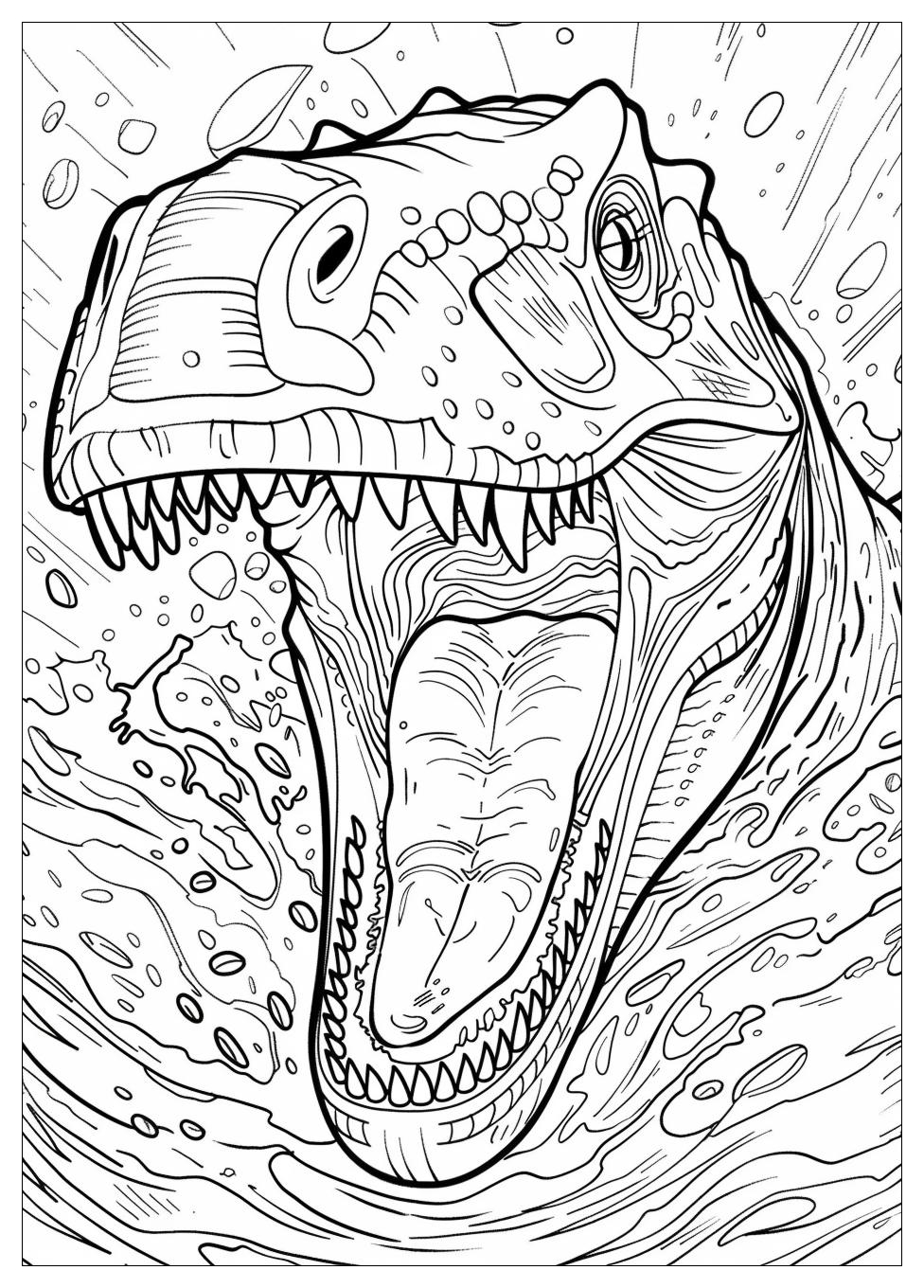 Mosasaurus Coloring Pages -16