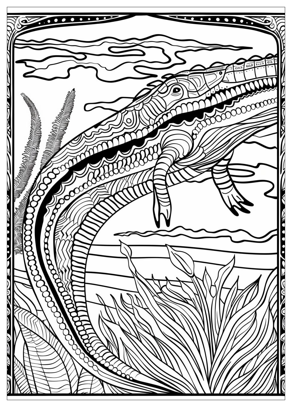 Mosasaurus Coloring Pages -2