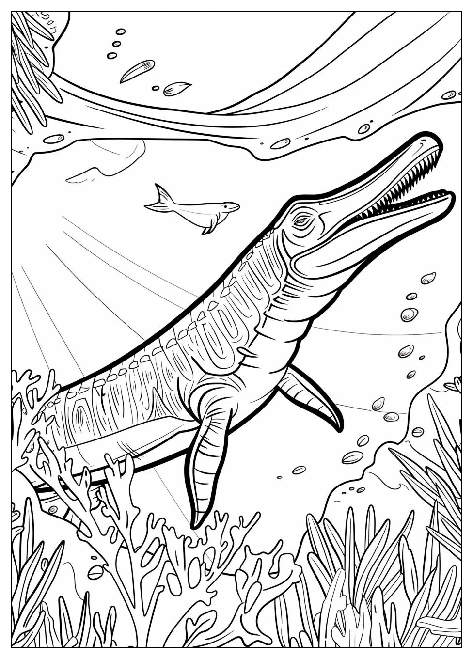 Mosasaurus Coloring Pages -7