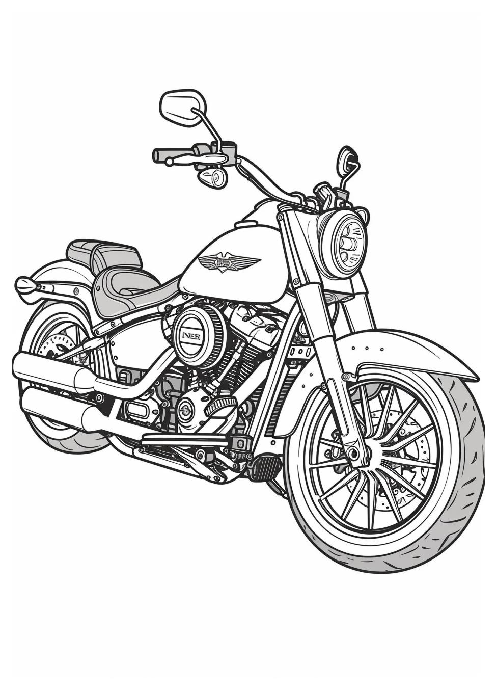 Motorcycle Coloring Pages-1