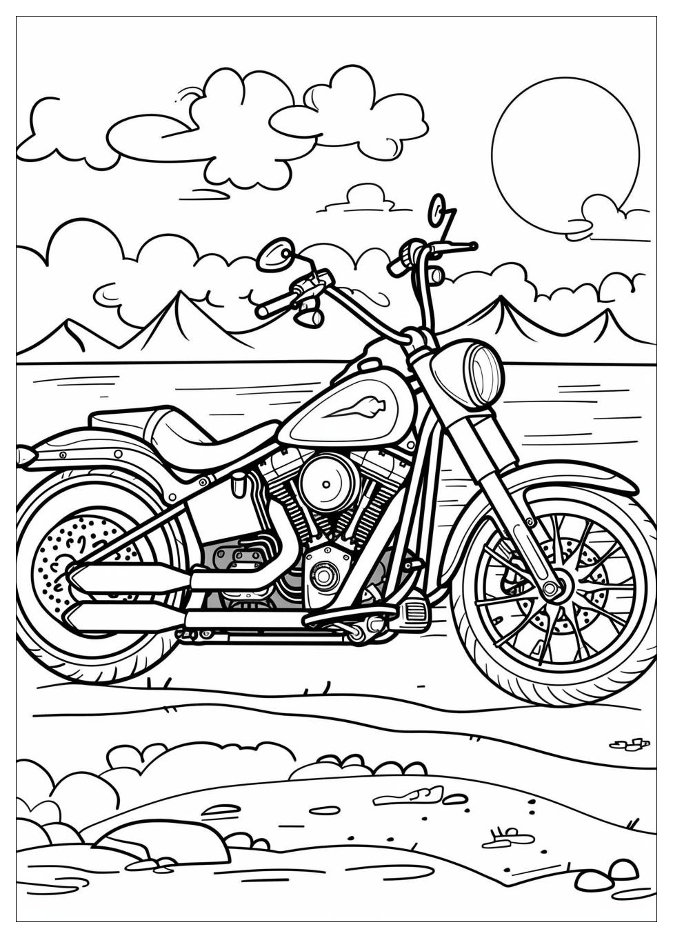 Motorcycle Coloring Pages-10