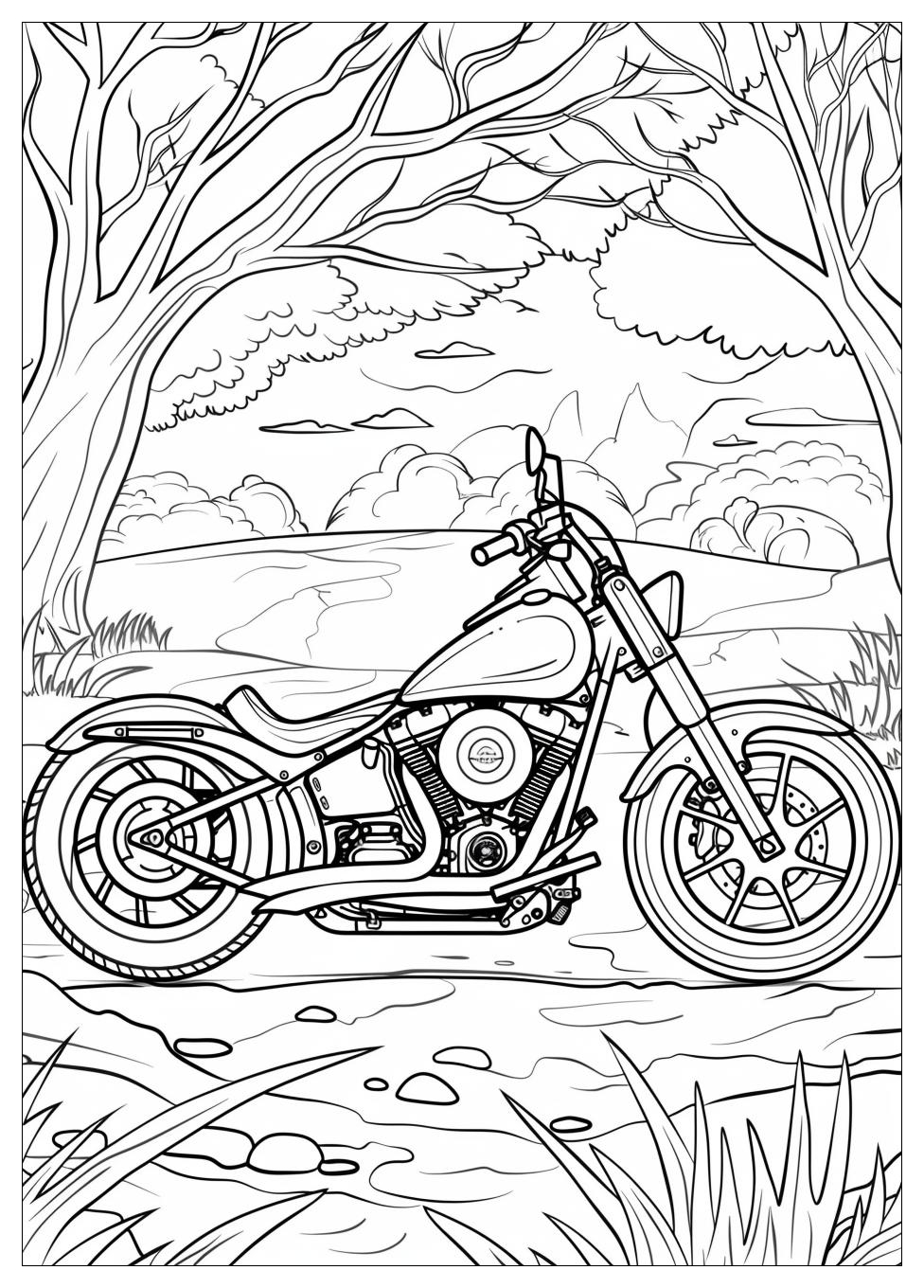 Motorcycle Coloring Pages-11