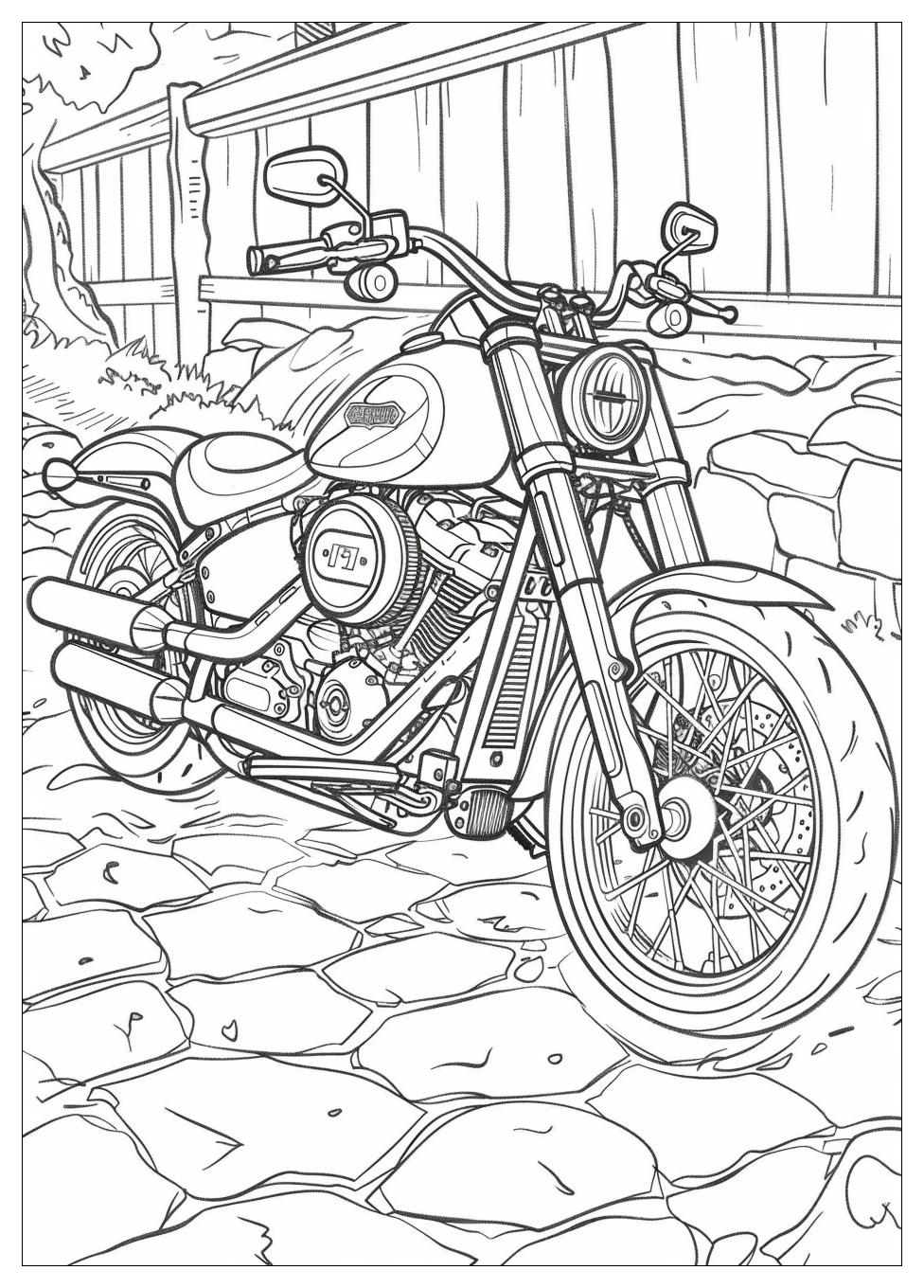 Motorcycle Coloring Pages-12