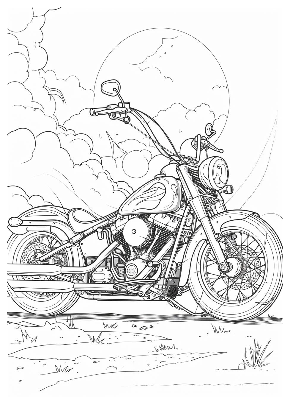 Motorcycle Coloring Pages-14