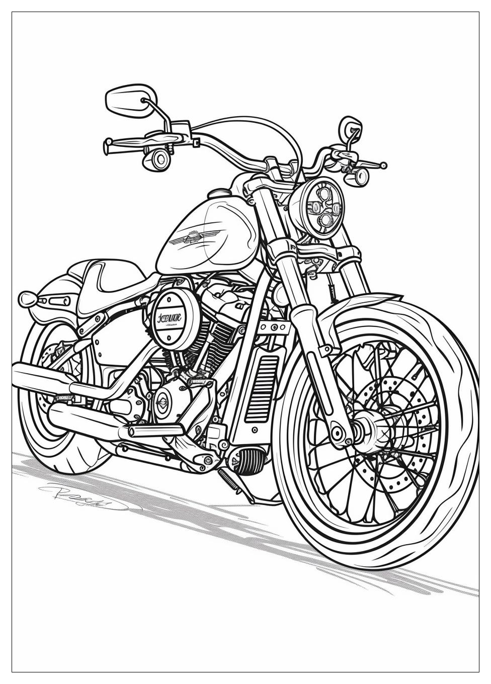 Motorcycle Coloring Pages-15