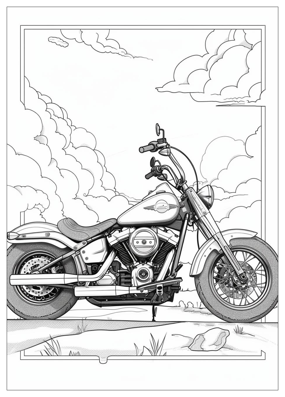 Motorcycle Coloring Pages-16