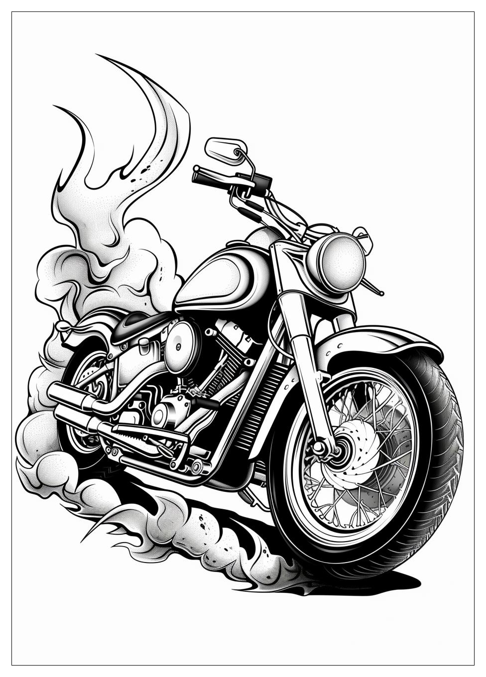 Motorcycle Coloring Pages-19