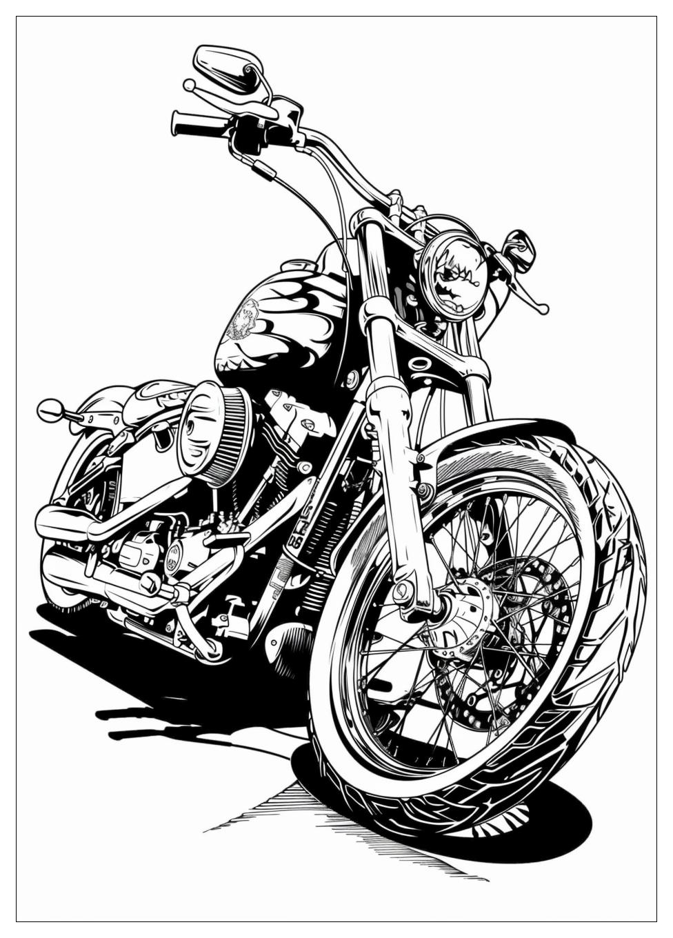 Motorcycle Coloring Pages-20