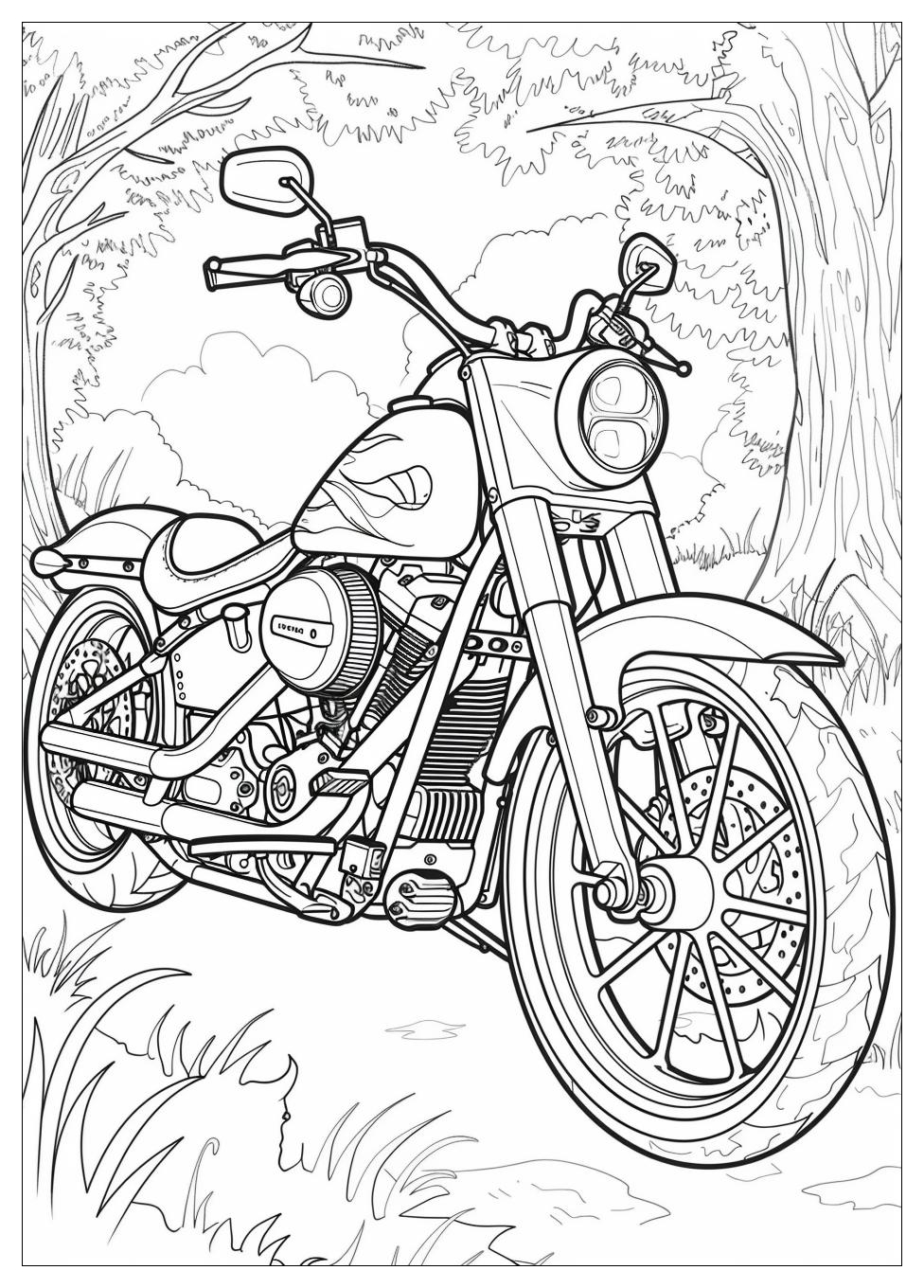 Motorcycle Coloring Pages-3