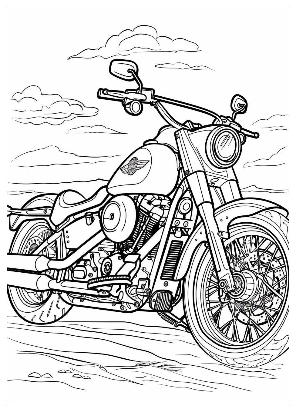 Motorcycle Coloring Pages-4