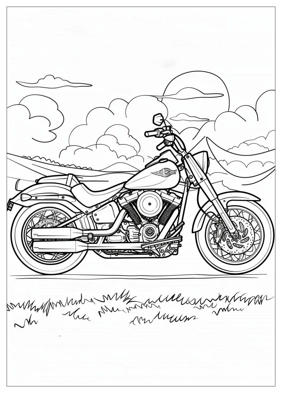 Motorcycle Coloring Pages-5