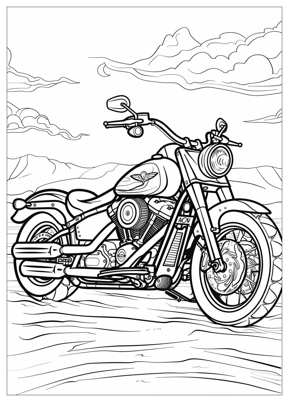 Motorcycle Coloring Pages-6