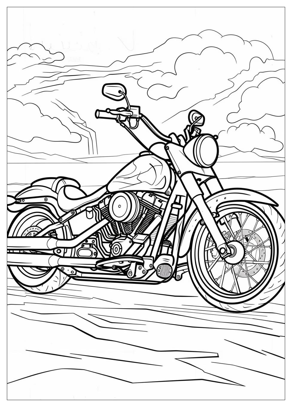 Motorcycle Coloring Pages-7