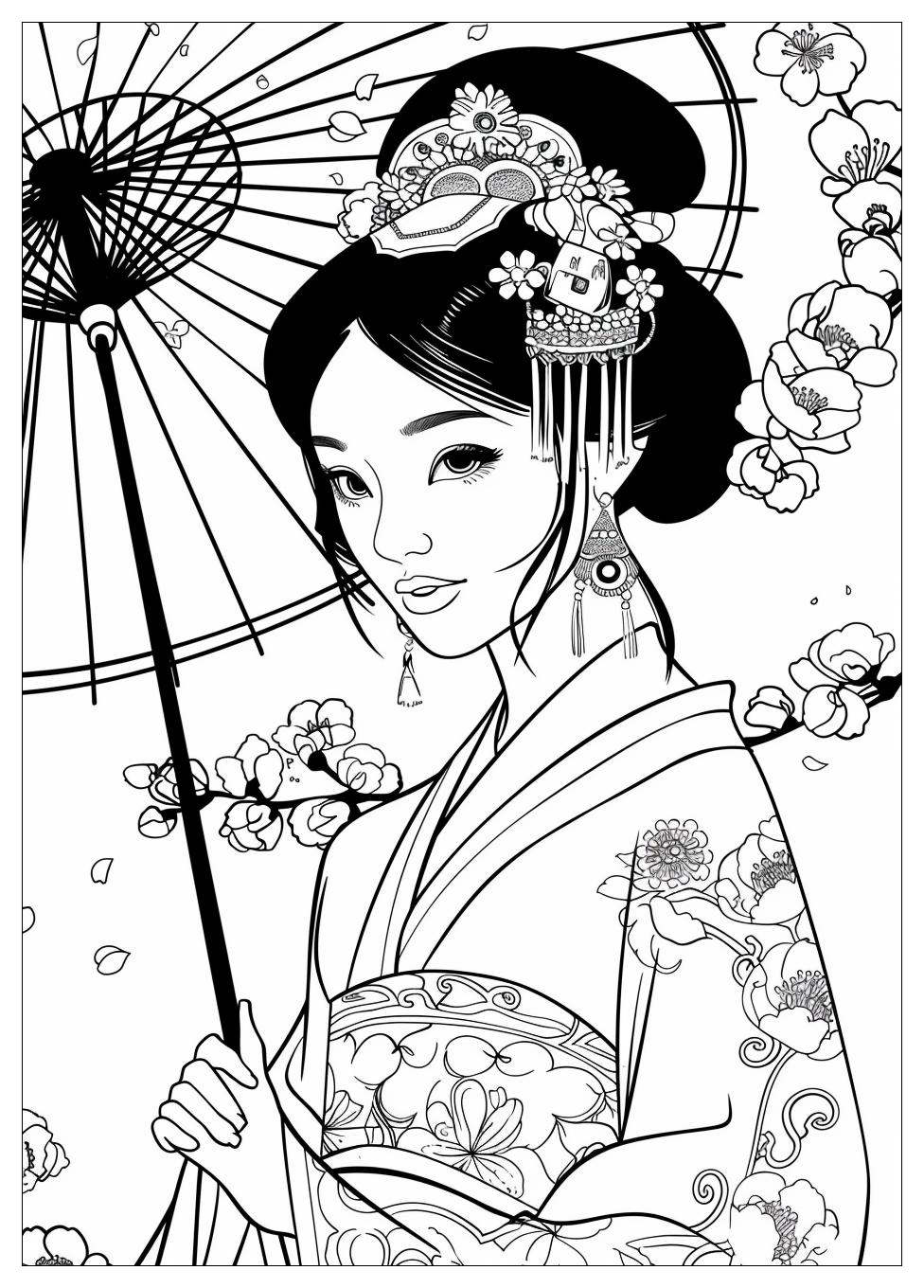 Mulan Coloring Pages-15