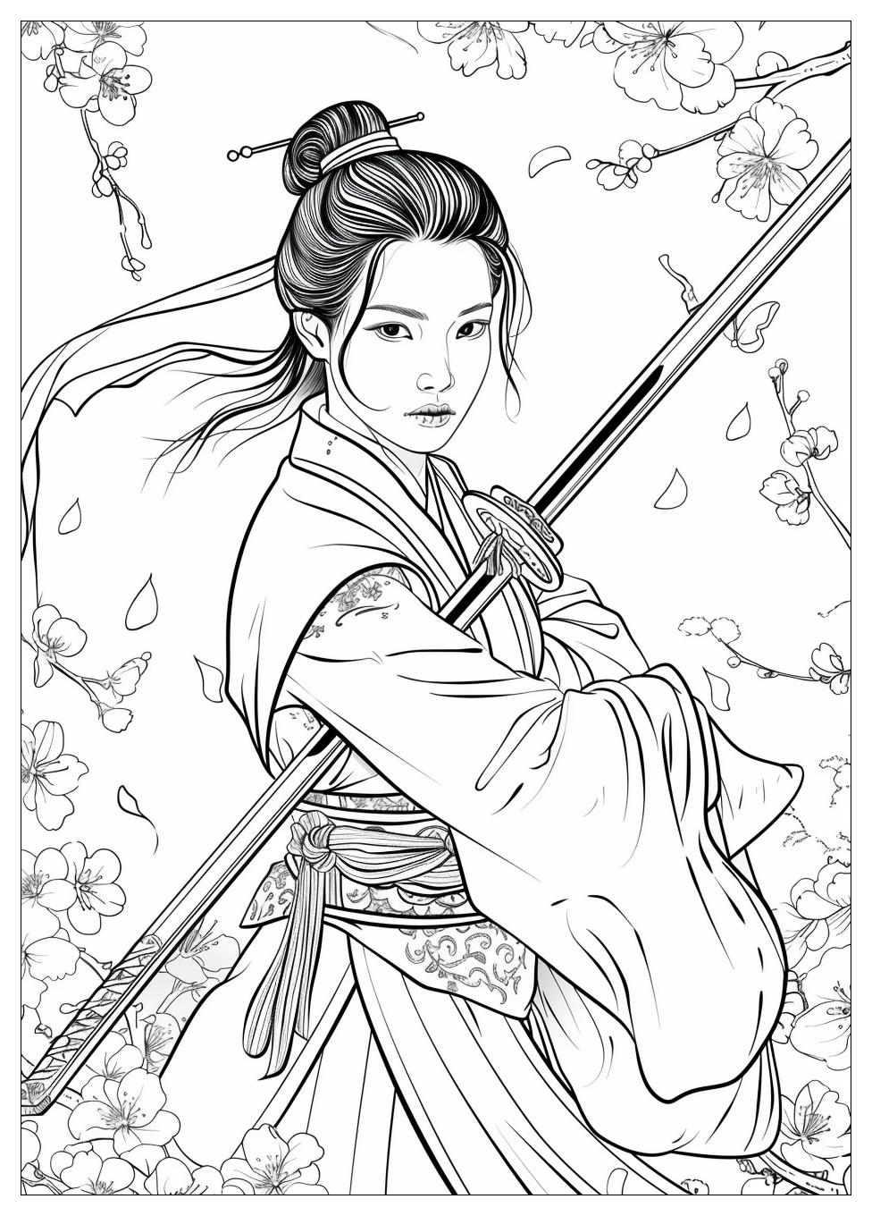 Mulan Coloring Pages-16