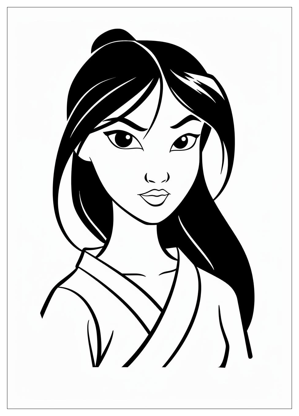 Mulan Coloring Pages-5