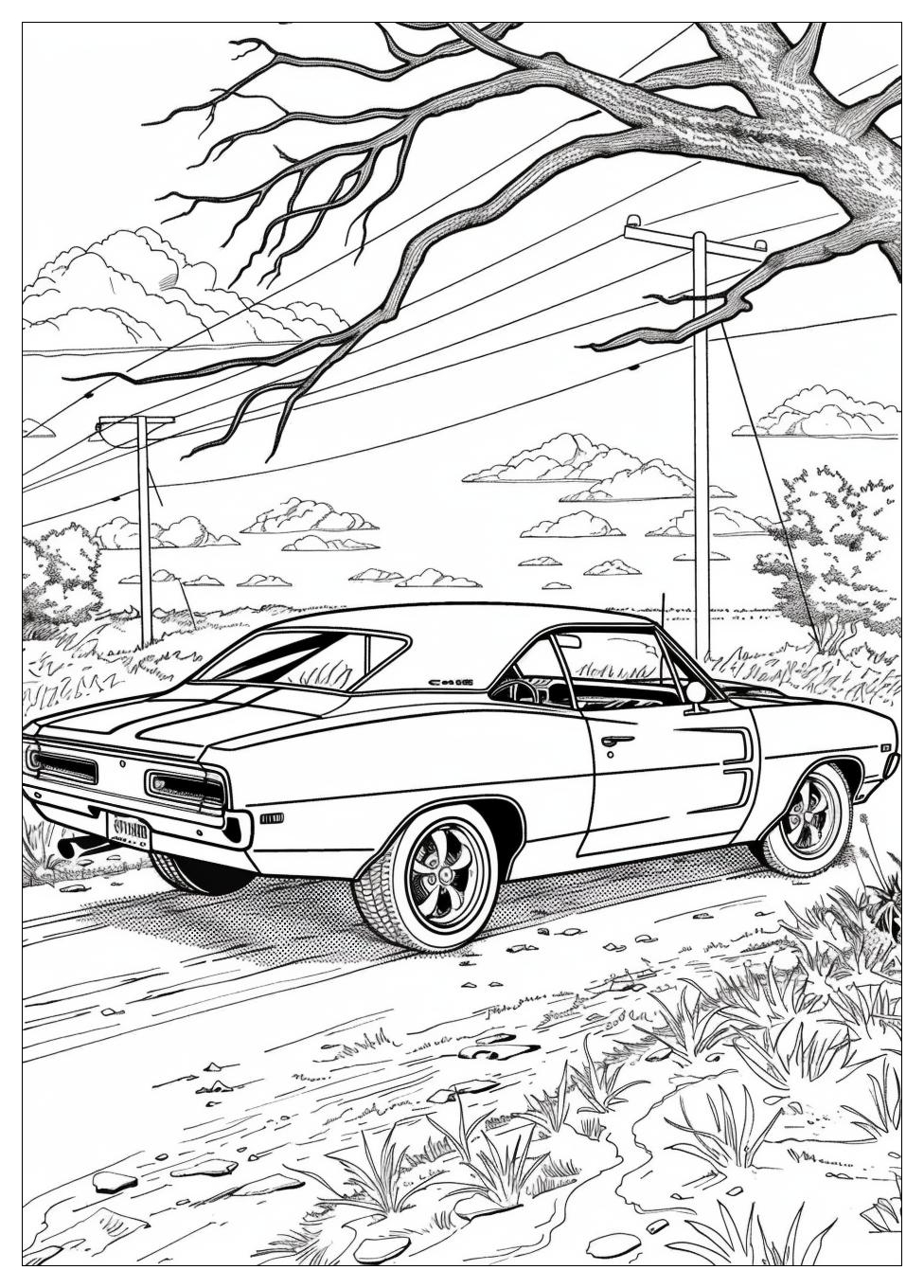 Muscle Car Coloring Pages-15