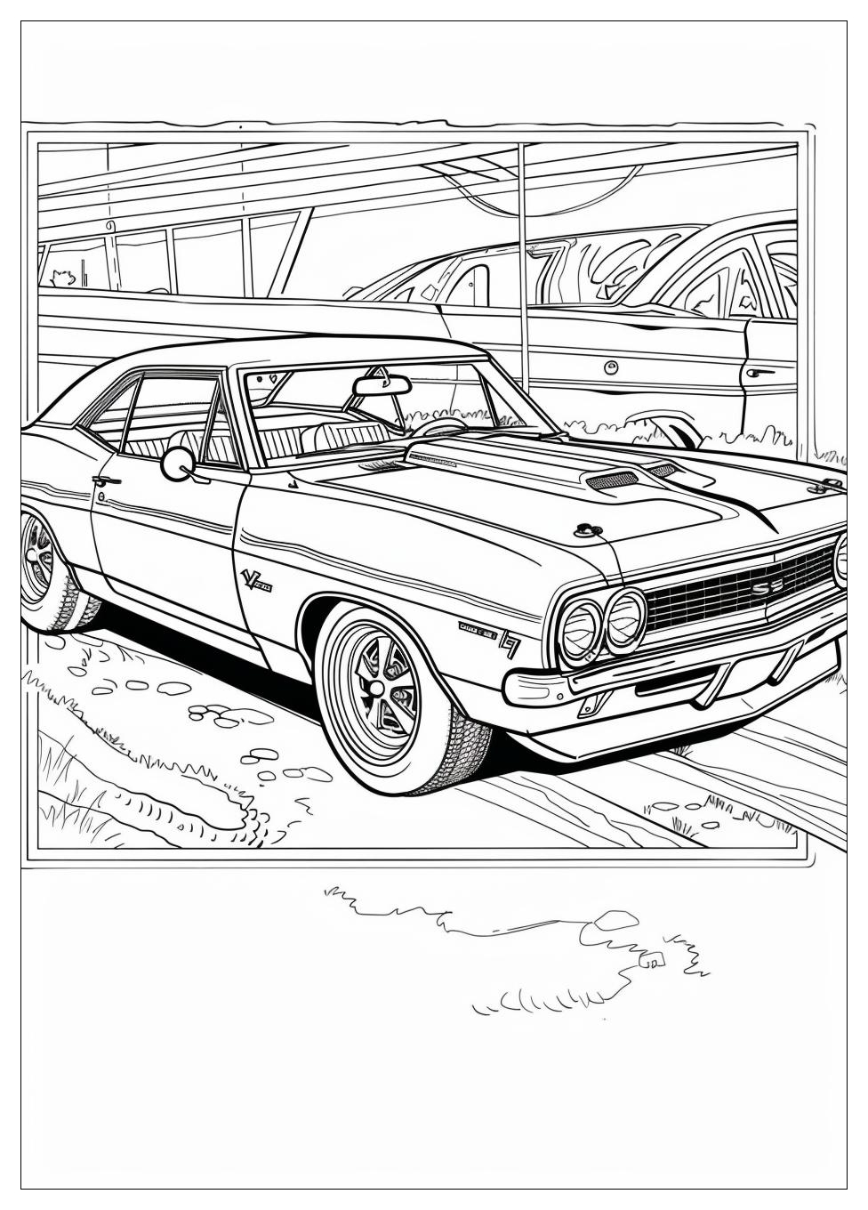 Muscle Car Coloring Pages-19