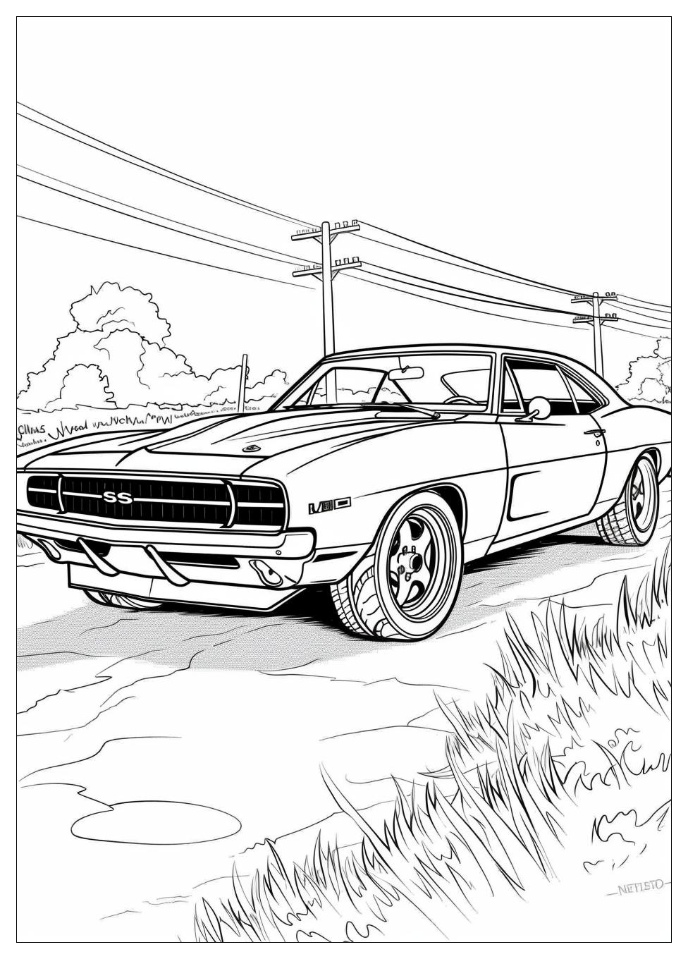 Muscle Car Coloring Pages-20