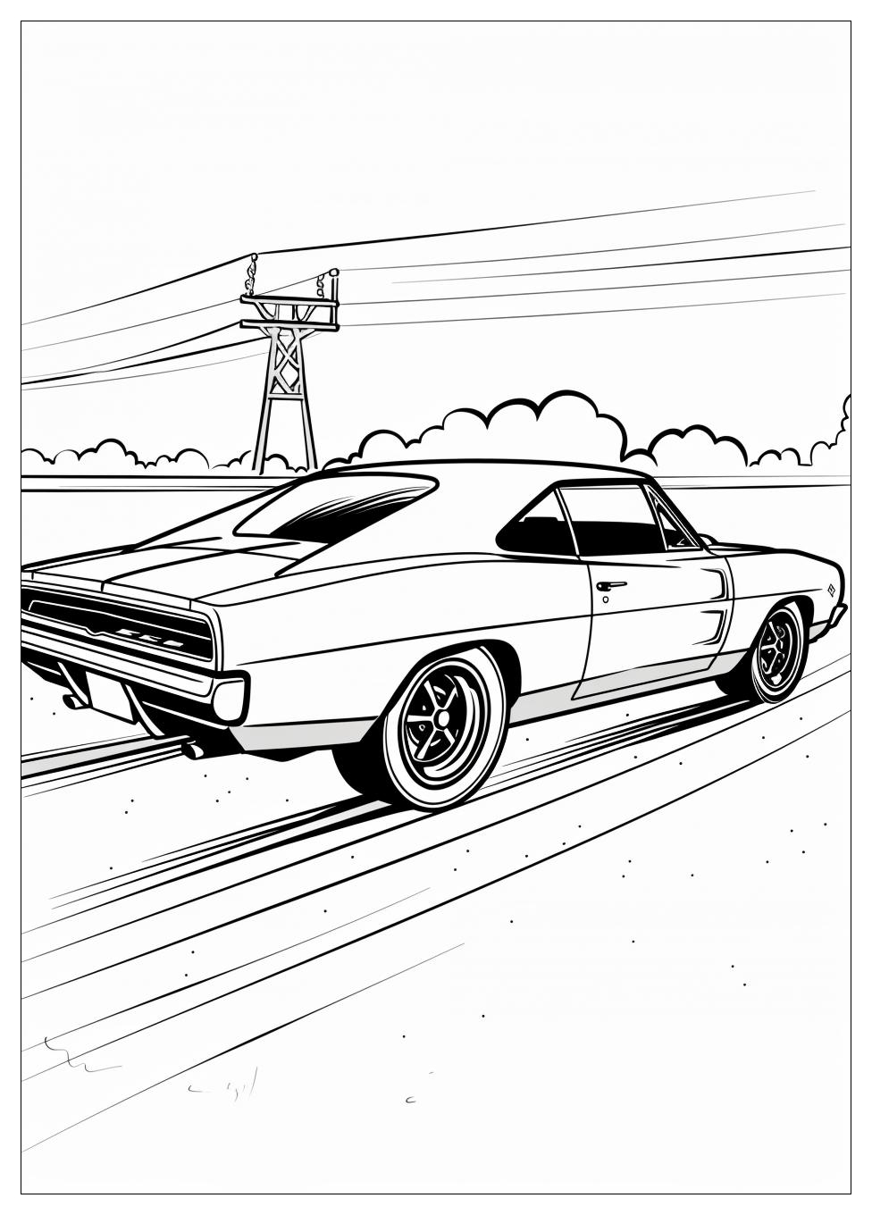 Muscle Car Coloring Pages-5