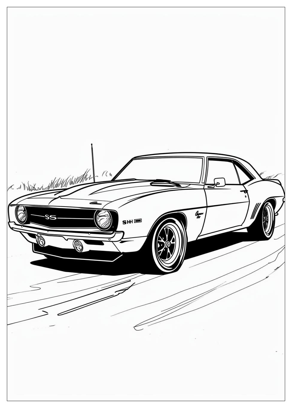 Muscle Car Coloring Pages-7