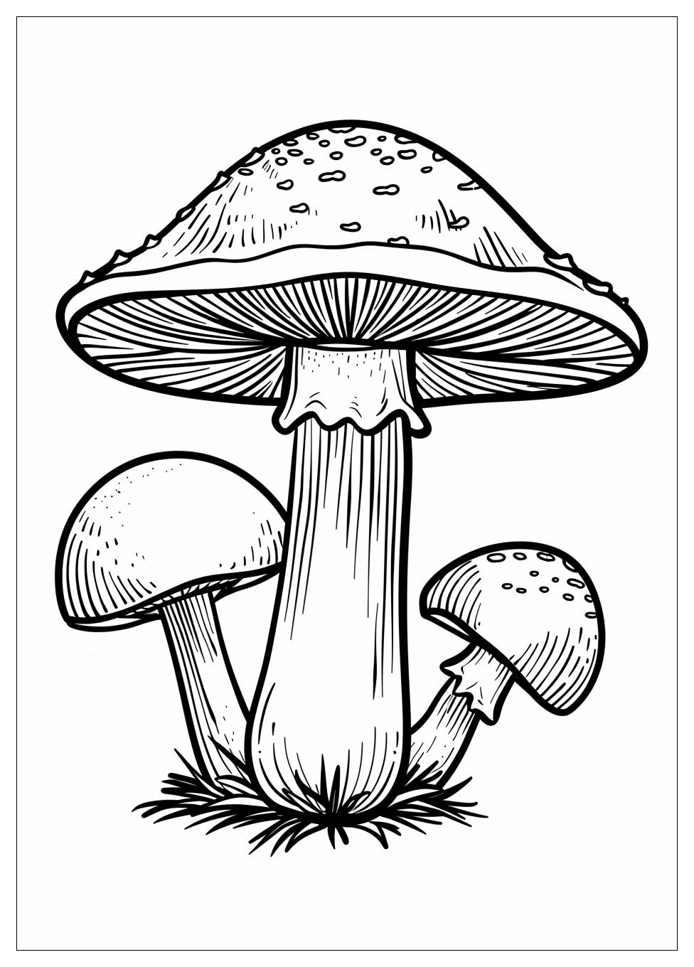 Mushroom Coloring Pages-1