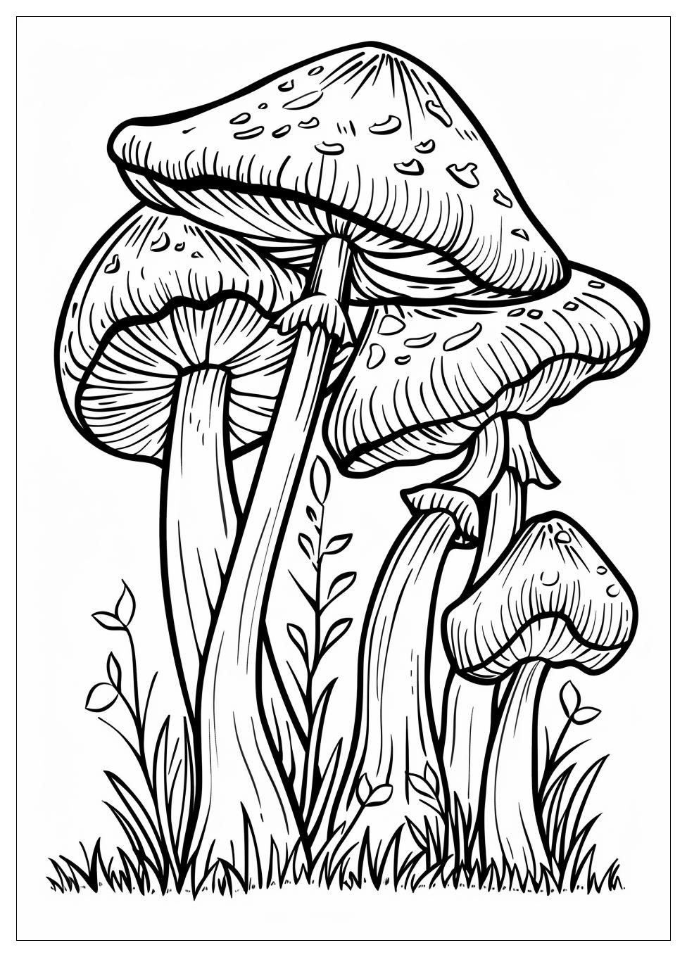 Mushroom Coloring Pages-11