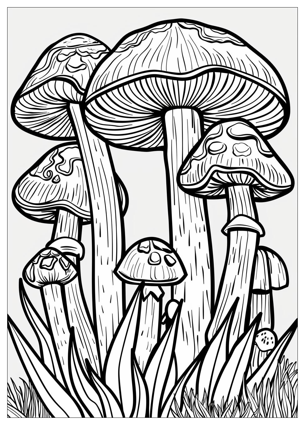 Mushroom Coloring Pages-12