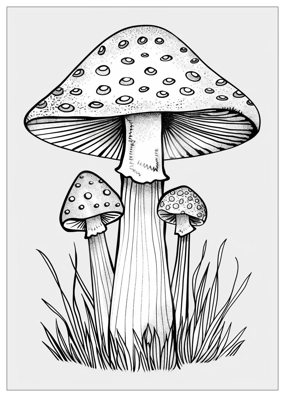 Mushroom Coloring Pages-13