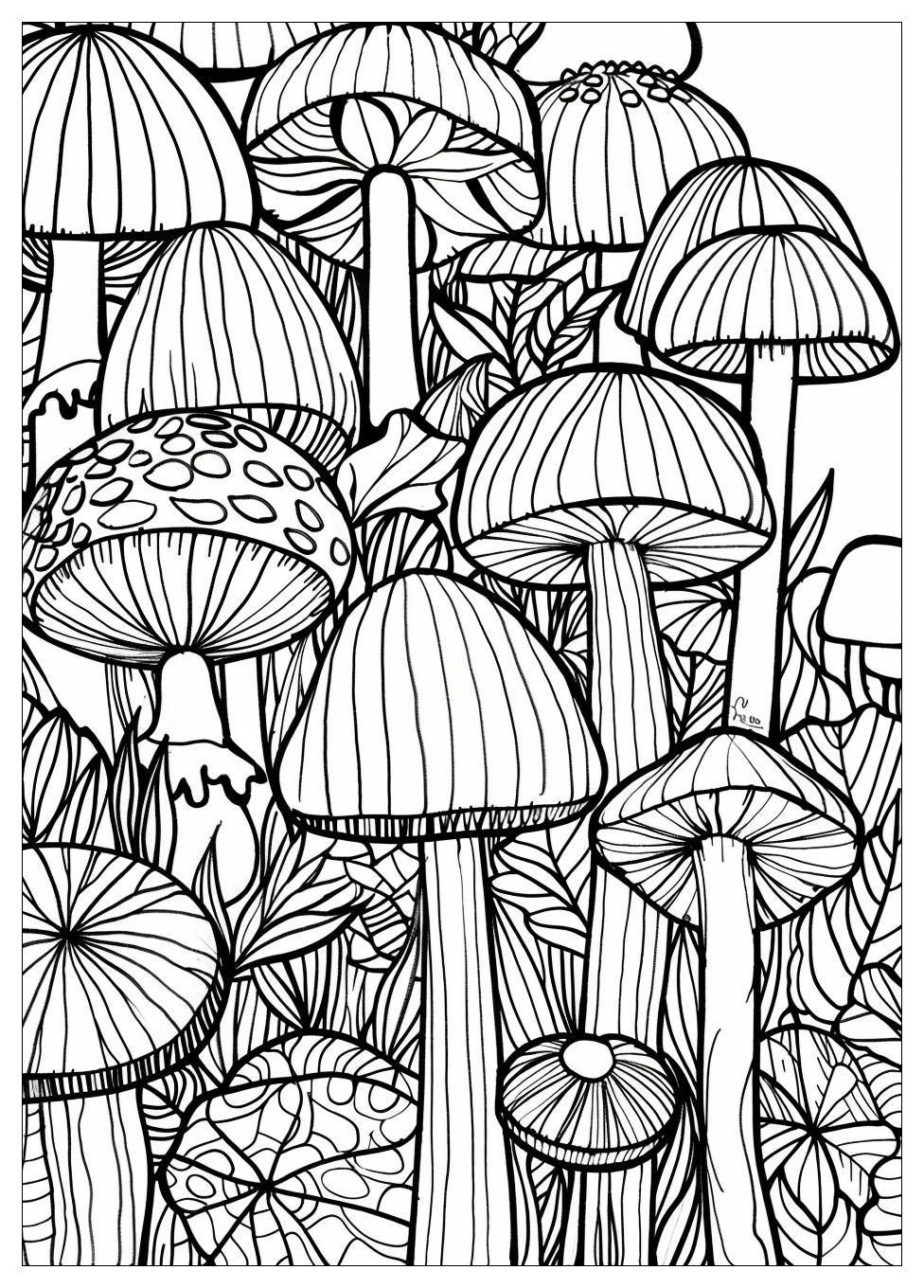 Mushroom Coloring Pages-15