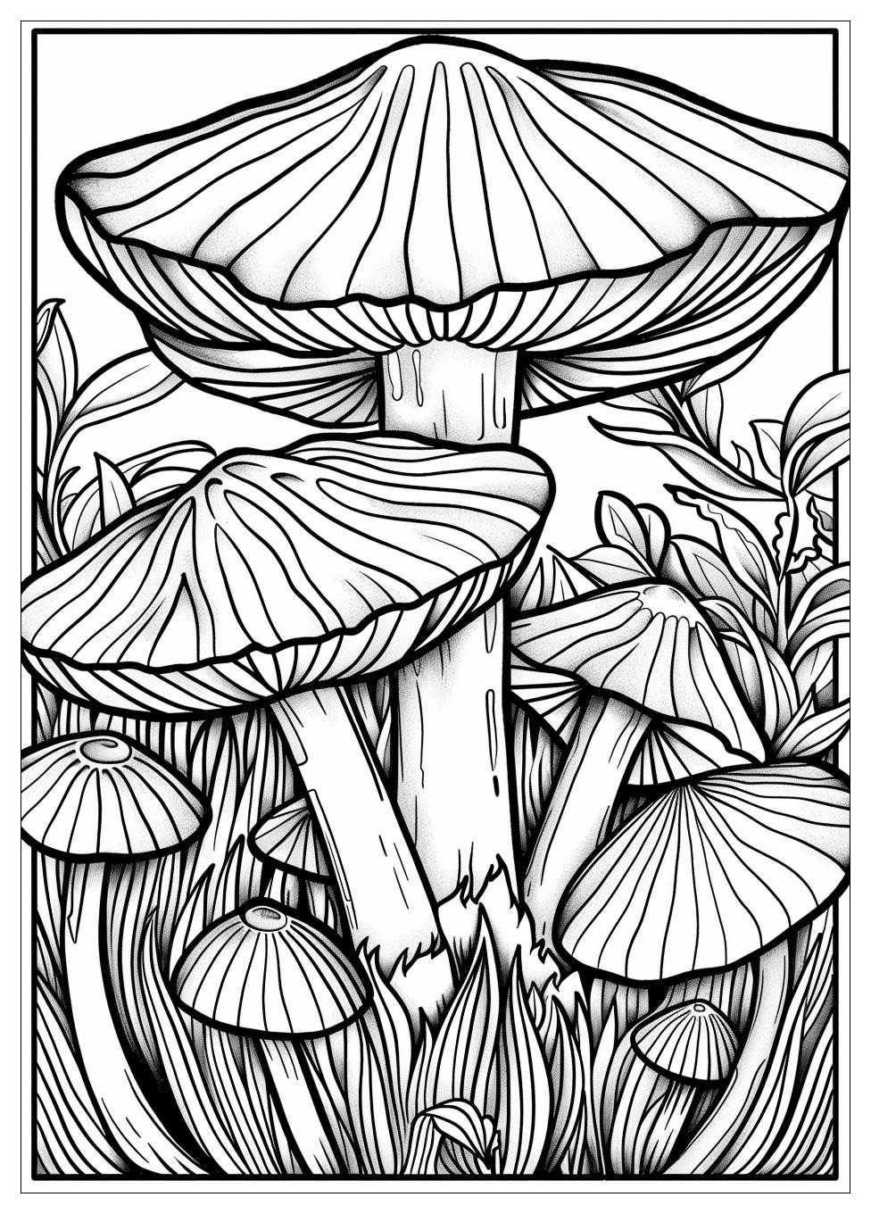 Mushroom Coloring Pages-16