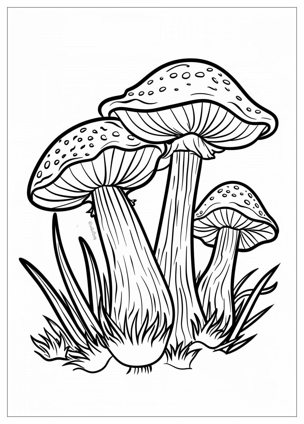 Mushroom Coloring Pages-2