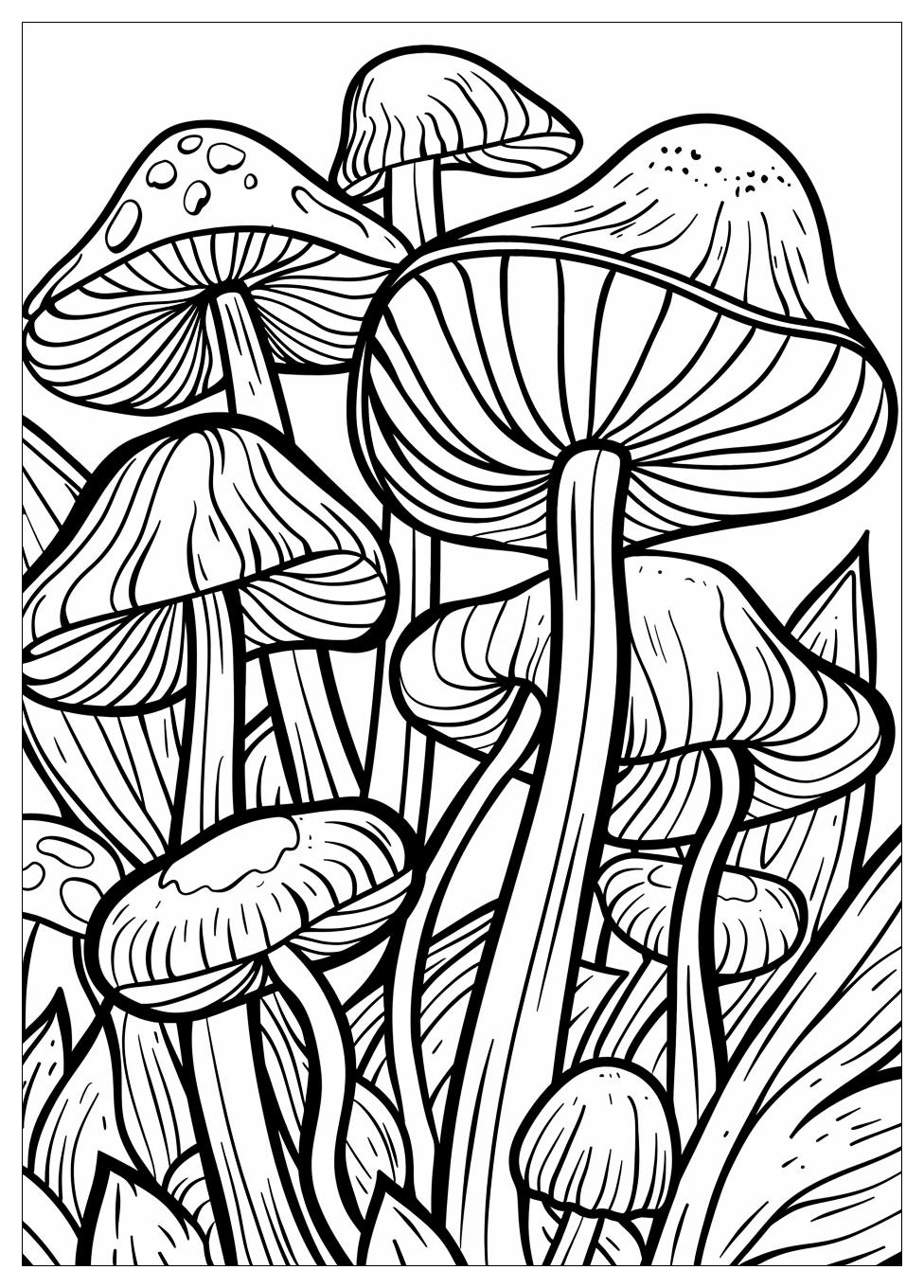 Mushroom Coloring Pages-3