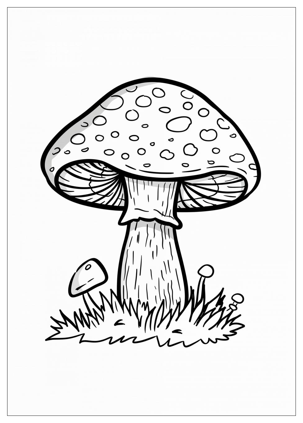 Mushroom Coloring Pages-5