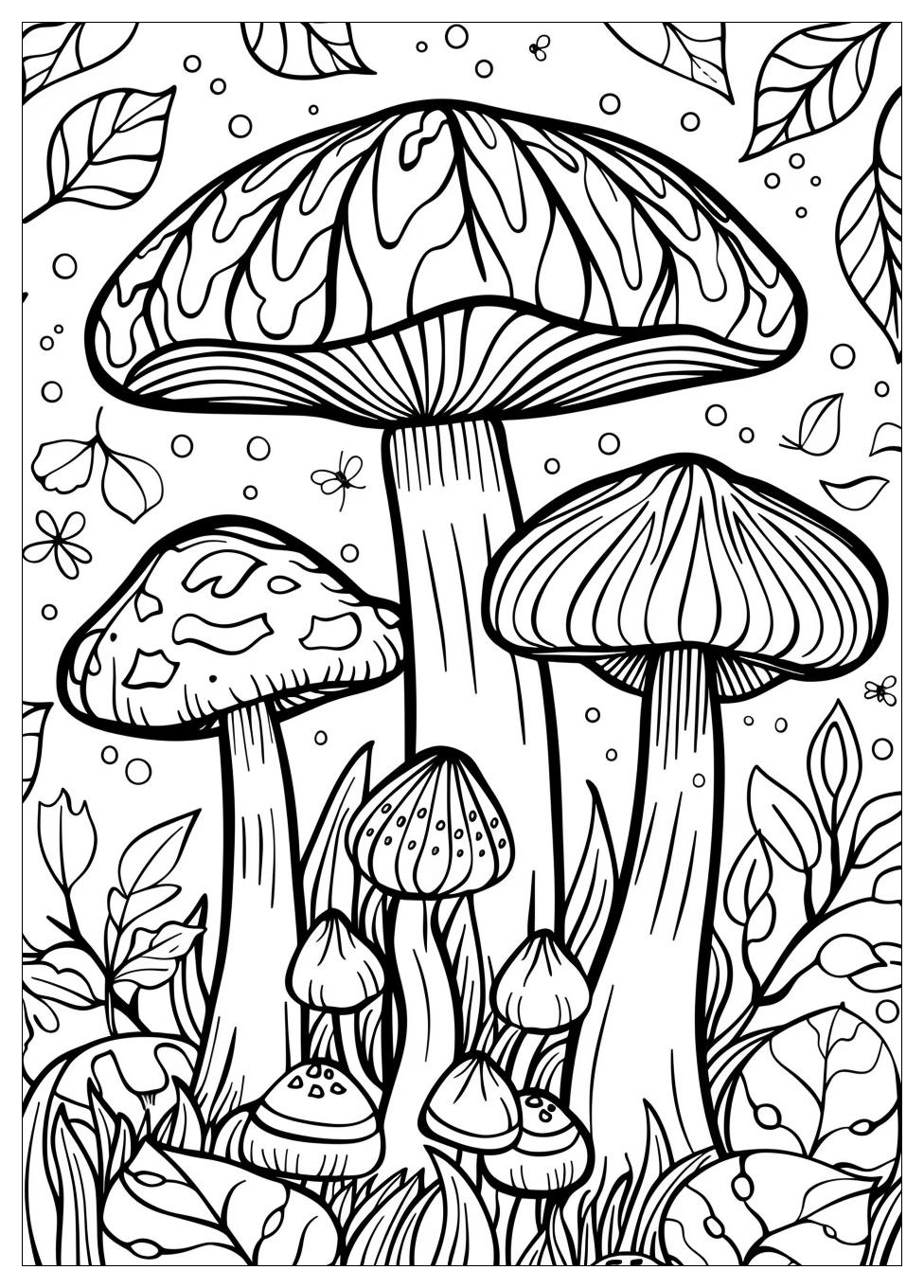 Mushroom Coloring Pages-7