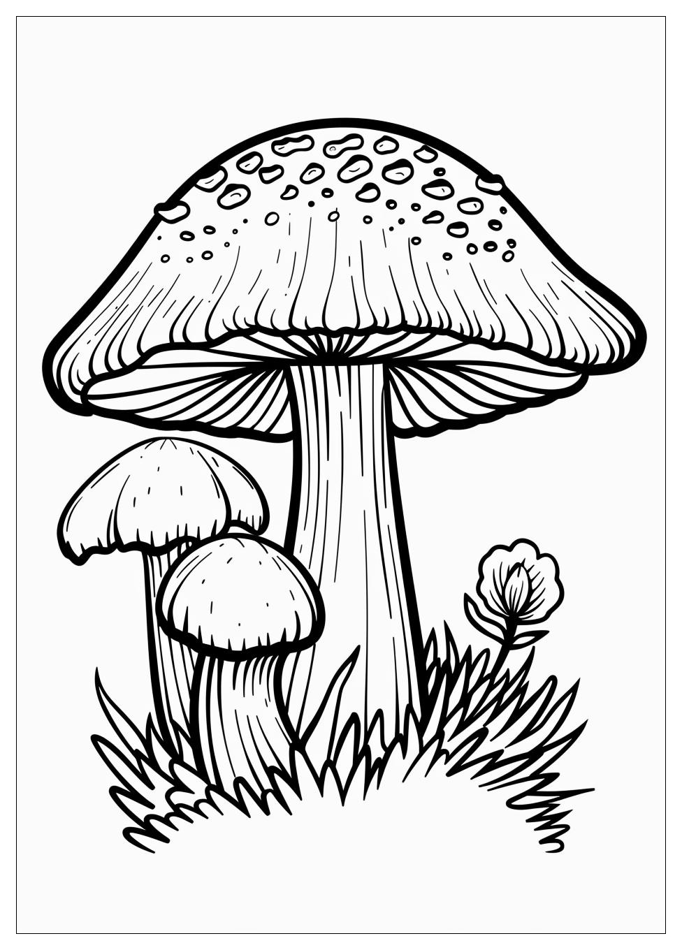 Mushroom Coloring Pages-9