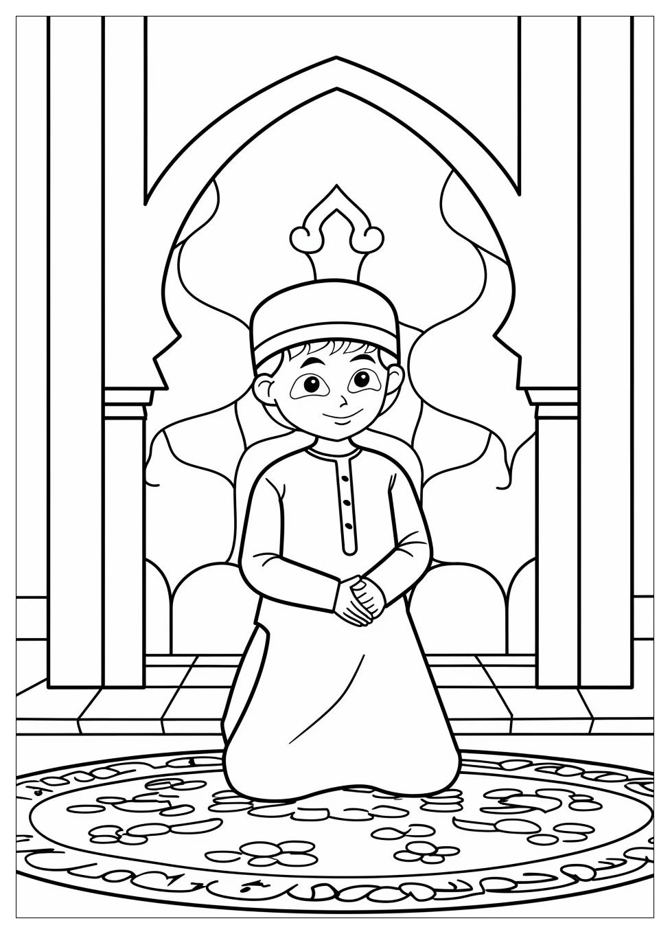 Muslim Coloring Pages-1