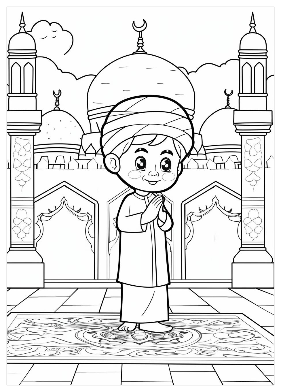 Muslim Coloring Pages-10