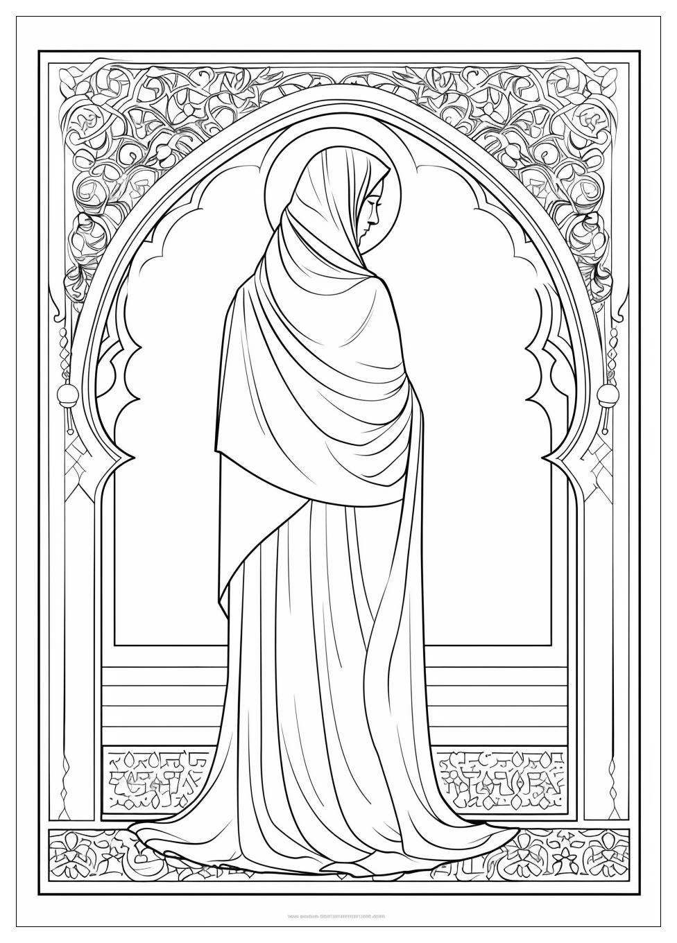 Muslim Coloring Pages-12