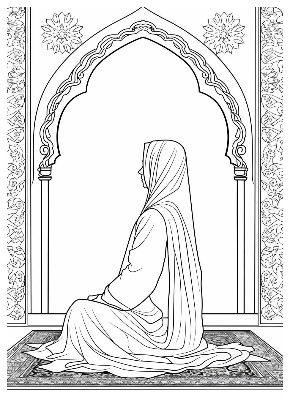 Muslim Coloring Pages-13