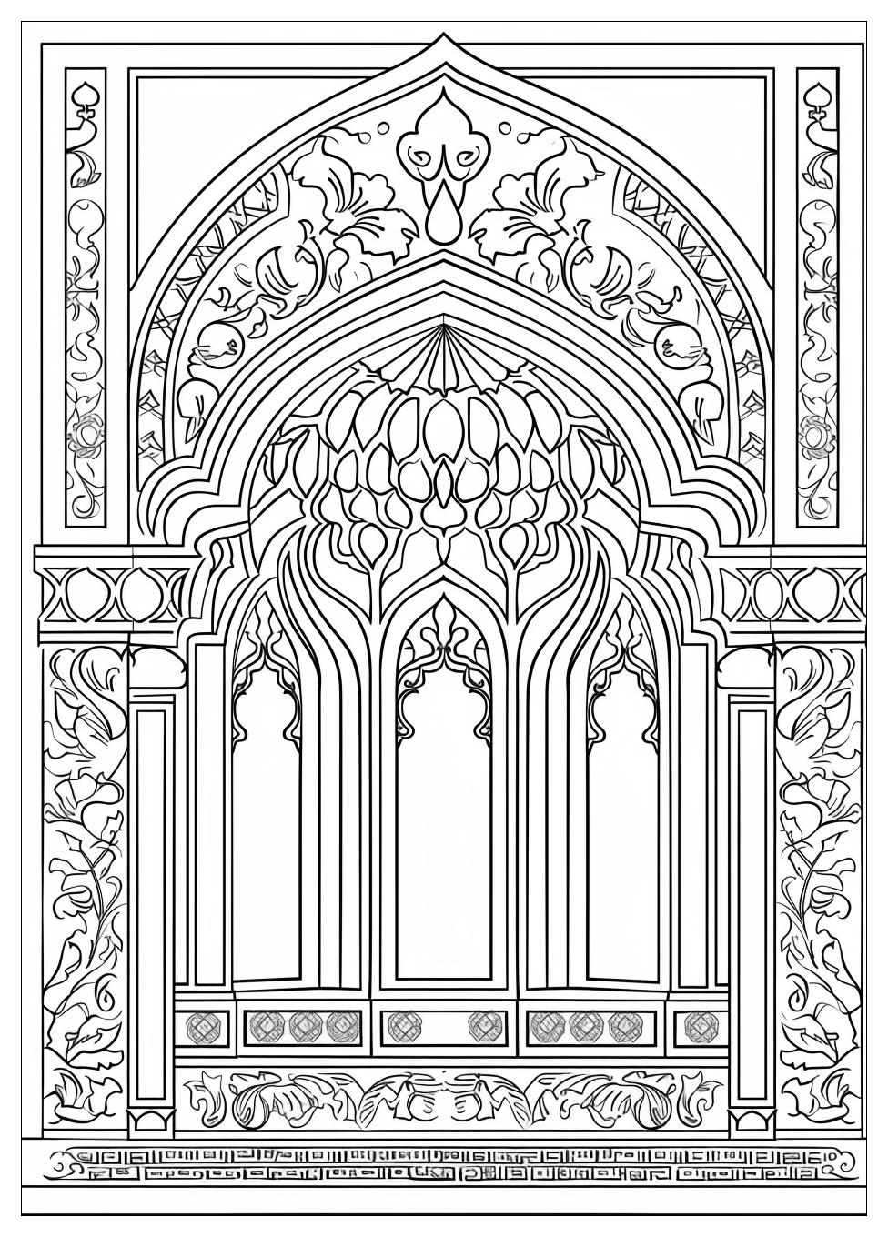 Muslim Coloring Pages-16